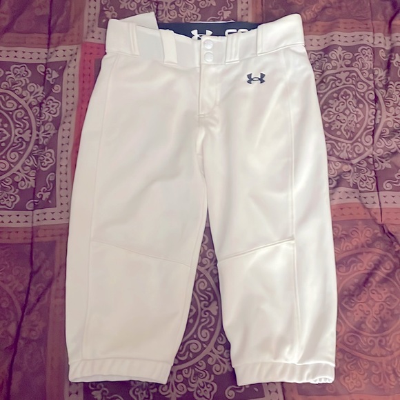 Under Armour Other Youth Softball Pants White Under Armour Med